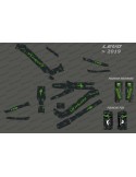Kit deco Carboni Edició Completa (Verd) - Especialitzada Levo (després de 2019)