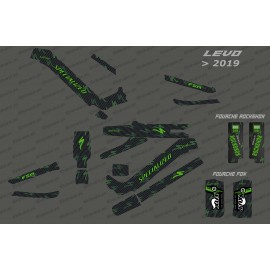 Kit deco Carbon Edition Full (Green) - Specialized Levo (after 2019)
