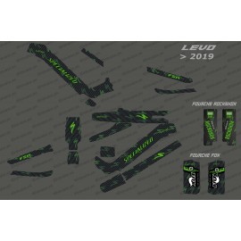 Kit deco Carboni Edició Completa (Verd) - Especialitzada Levo (després de 2019) -idgrafix