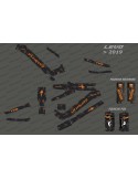 Kit deco Carbon Edition Full (Orange) - Specialized Levo (after 2019)