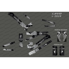 Kit deco Brush Edition Full (Grey) - Specialized Levo (after 2019) - IDgrafix