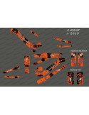 Kit deco Brush Edition Full (Orange) - Specialized Levo (after 2019)