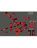 Kit deco Brush Edition Full (Red) - Specialized Levo (after 2019)