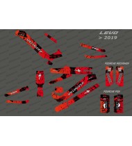 Kit deco Brush Edition Full (Red) - Specialized Levo (after 2019)