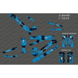 Kit deco Brush Edition Full (Blue) - Specialized Levo (after 2019) - IDgrafix