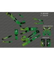 Kit deco Brush Edition Full (Green) - Specialized Levo (after 2019)
