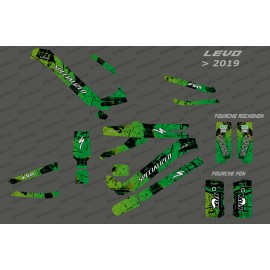 Kit deco Brush Edition Full (Green) - Specialized Levo (after 2019) - IDgrafix