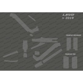 Kit Aufkleber Schutz-Full (Glänzend oder Matt) - Specialized-Levo (nach 2019) -idgrafix