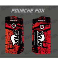 Stickers Protection Fork Fox - Brush (Red)