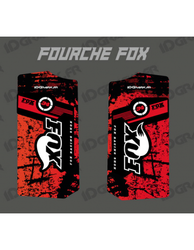 Stickers Protection Fourche Fox - Brush (Rouge)