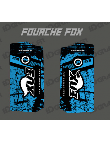 Stickers Protection Fourche Fox - Brush (Bleu)