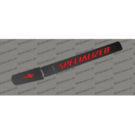Sticker schutz-Rohr, Batterie - Carbon edition (Rot) - Specialized-Levo (nach 2019)-idgrafix