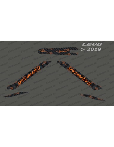 Kit deco Carbon Edition Luce (Arancione) - Levo (dopo il 2019)