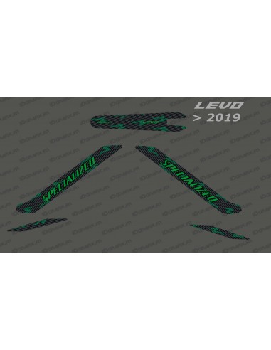 Kit deco de Carbono Edición de la Luz (Verde) - Levo (después de 2019)
