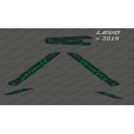 Kit deco de Carbono Edición de la Luz (Verde) - Levo (después de 2019) -idgrafix
