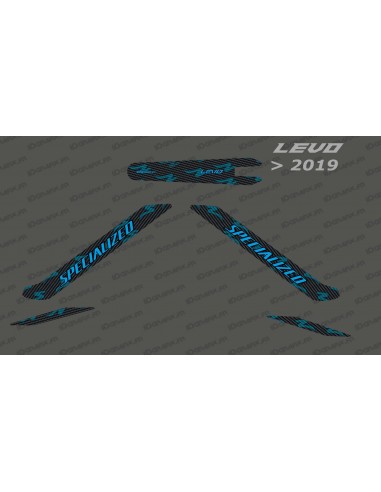 Kit déco Carbon Edition Light (Bleu) - Levo (après 2019)