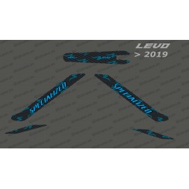 Kit déco Carbon Edition Light (Bleu) - Levo (après 2019)-idgrafix