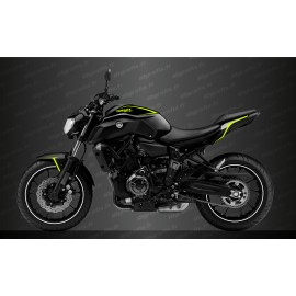 Kit decoration Line Fluo Yellow - IDgrafix - Yamaha MT-07 (after 2018) - IDgrafix