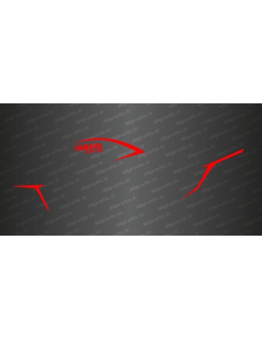 Kit décoration Line Rouge - IDgrafix - Yamaha MT-07 (2018-2020) -  Idgrafix