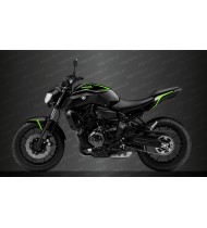 Kit decorazione Fluo Green Line - IDgrafix - Yamaha MT-07 (2018-2020) - Idgrafix