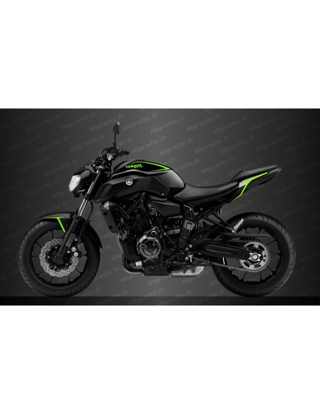 Fluo Green Line decoration kit - IDgrafix - Yamaha MT-07 (2018-2020) - Idgrafix Fluo Green Line decoration kit - IDgrafix - Yamaha MT-07 (2018-2020) - Idgrafix