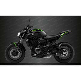 Kit decoration Line Fluo Green - IDgrafix - Yamaha MT-07 (after 2018) - IDgrafix