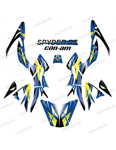 Kit décoration Geometric Bleu - IDgrafix - Can Am Spyder RS