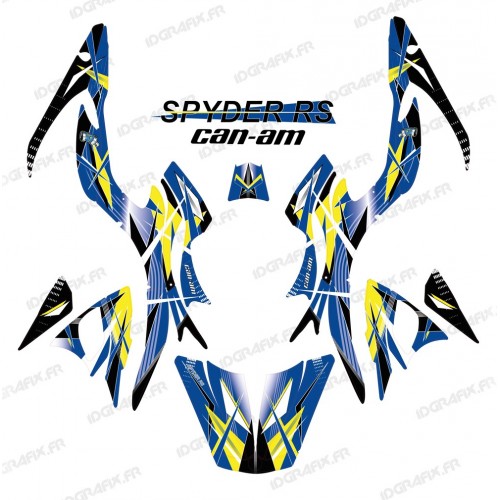 Kit de decoració Geomètrica Blau - IDgrafix - Am RS Spyder