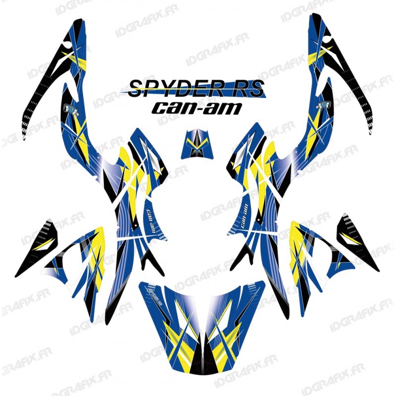 Kit de decoració Geomètrica Blau - IDgrafix - Am RS Spyder