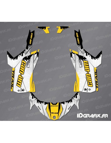 Kit de decoración de la Carrera de Edición (amarillo) - Idgrafix - Can Am Maverick Trail