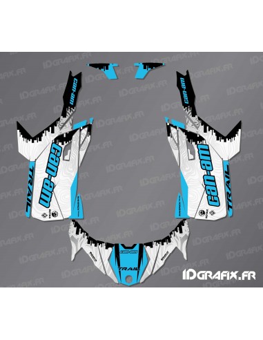 Kit décoration Race Edition (Bleu) - Idgrafix - Can Am Maverick Trail