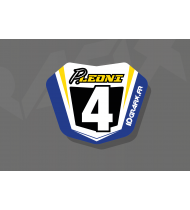 Lot von 10 Sticker radnaben Yamaha