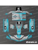 Kit déco Edició de la Cursa (de color Blau) per anar-Karting SodiKart