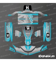 Kit déco Edició de la Cursa (de color Blau) per anar-Karting SodiKart -idgrafix