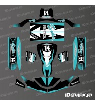 Kit-deco-Race Edition (Schwarz) für Kart SodiKart