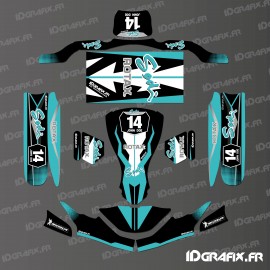 Kit déco Race Edition (Black) for go-Karting SodiKart - IDgrafix