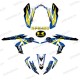 Kit décoration Geometric Bleu - IDgrafix - Kawasaki KFX 450R - Idgrafix