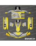 Kit déco Race Edition (Yellow) for go-Karting SodiKart