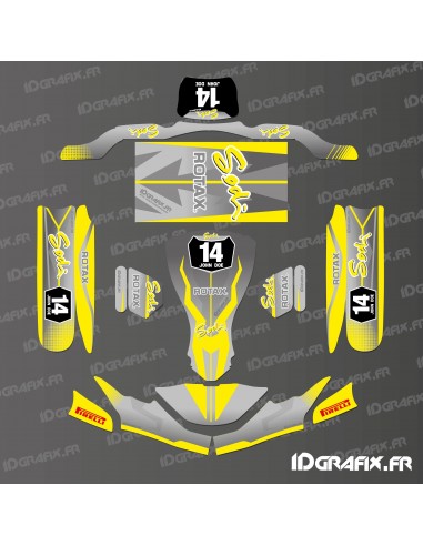 Kit déco Cursa Edició (Groc) per anar-Karting SodiKart -idgrafix