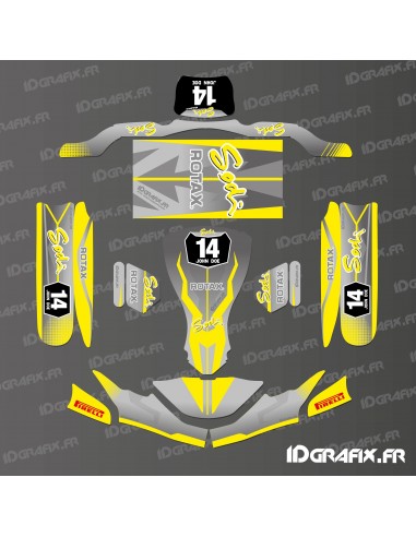 Kit déco Race Edition (Yellow) for go-Karting SodiKart