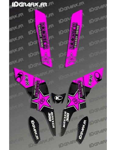 Kit Deco Rockstar Edició (Rosa) - Kymco Maxxer 300 -idgrafix