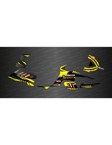 Kit de decoración de la Carrera de Edición (Amarillo) - IDgrafix - Yamaha Raptor 700