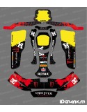Kit deco 100 % Personalitzat Monstre (Vermell) per a Karting CRG Rotax 125