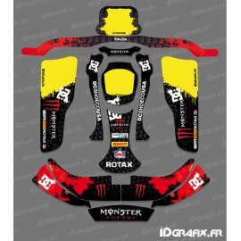 Kit deco 100 % Personalitzat Monstre (Vermell) per a Karting CRG Rotax 125 -idgrafix