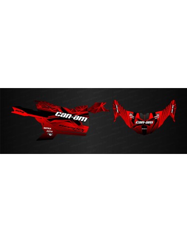 Kit de decoración de Kaleid Edición (Rojo) - Idgrafix - Can Am Maverick DEPORTE