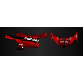 Kit decoration Kaleid Edition (Red) - Idgrafix - Can Am Maverick SPORT - IDgrafix