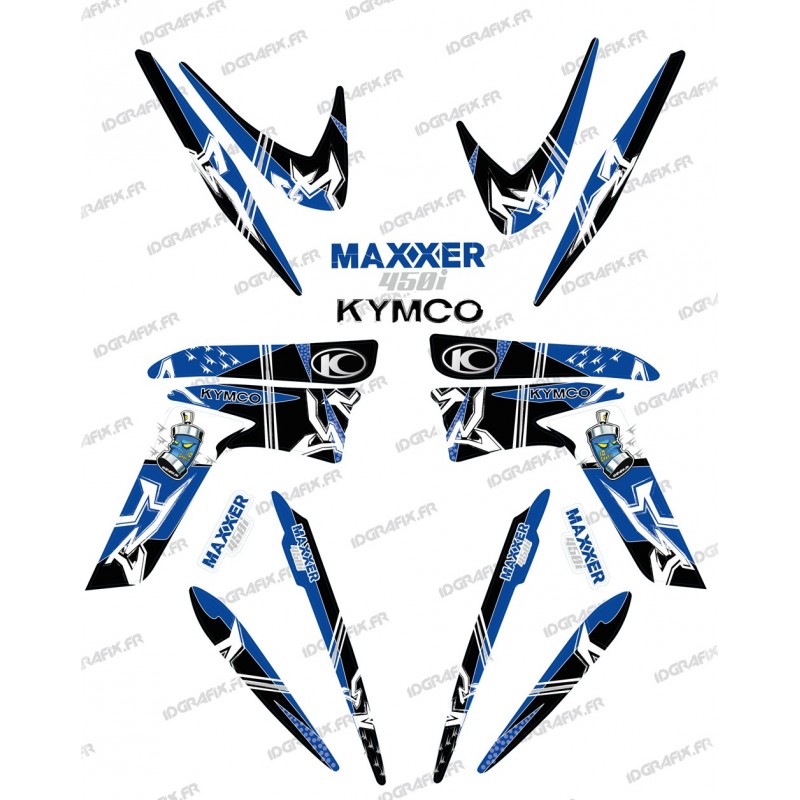 Kit de decoració Carrer Blau - IDgrafix - Kymco 450 Maxxer