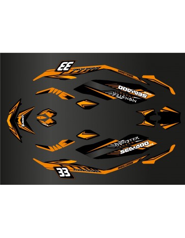 Kit déco SPARK Orange pour Seadoo Spark - M. AARON