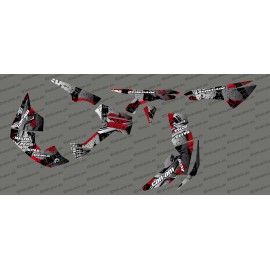 Kit decoration Brush Series Full (Grey/Red)- IDgrafix - Can Am Renegade - IDgrafix