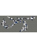 Kit de decoració Pinzell Sèrie Completa (Blanc/Blau)- IDgrafix - Am Renegade